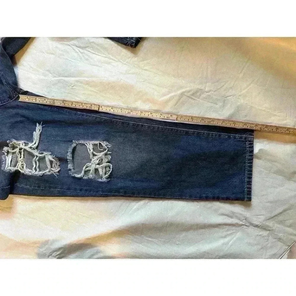 Special A Boyfriend Distressed Jeans M StyleP1239 - Picture 3 of 7